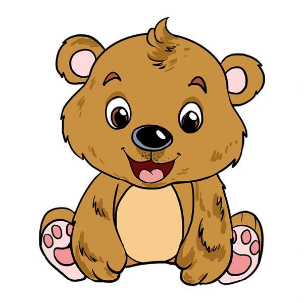 Vẽ một con gấu dễ thương