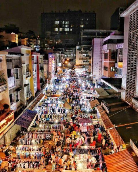 Hình ảnh chợ Đà Lạt về đêm