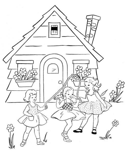 Phim hoạt hình vẽ minh họa cho trẻ mẫu giáo nhảy dây
