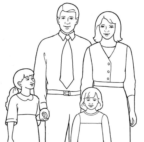 Để trang trí một bức tranh của một gia đình