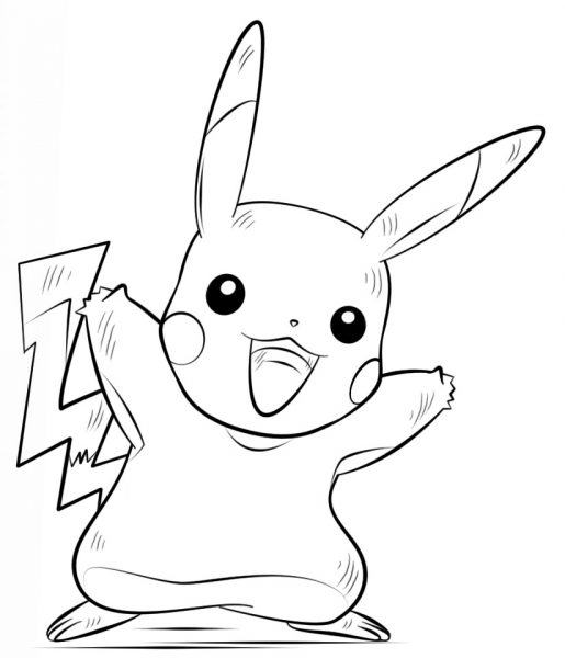 Hình ảnh Pikachu 4 tuổi dễ thương