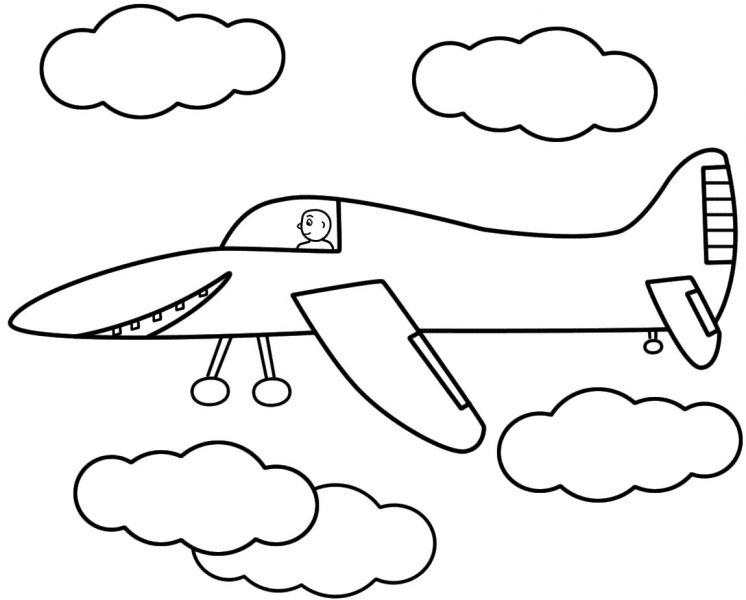Vẽ máy bay cho bé 4 tuổi