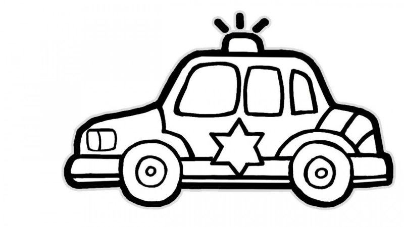 Phim hoạt hình về một chiếc xe cảnh sát với một ngôi sao