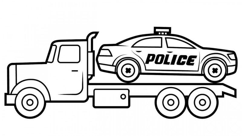 một bức ảnh của một chiếc xe cảnh sát trên một chiếc xe hơi