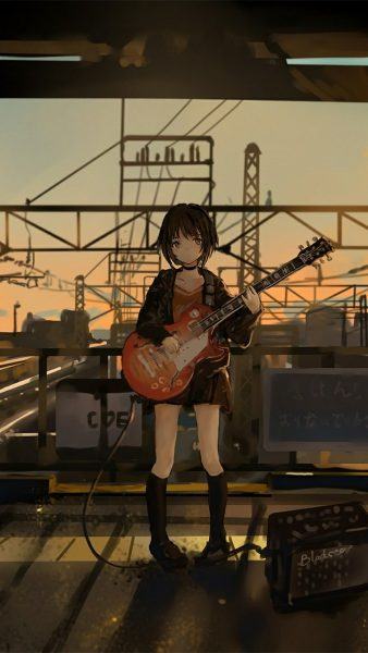 Những hình ảnh đẹp nhất về đàn guitar anime dễ thương