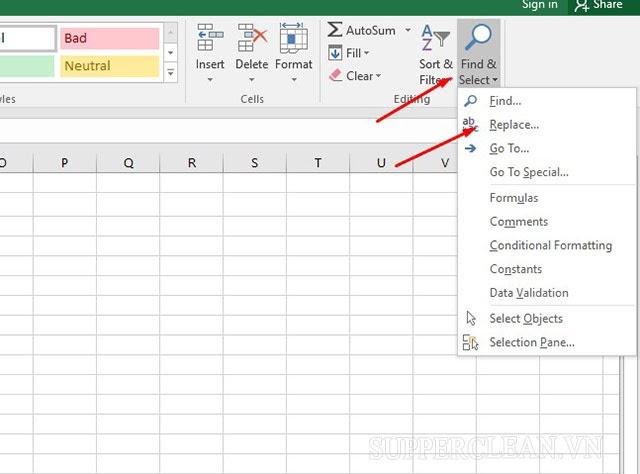 cách cắt hàng trong excel