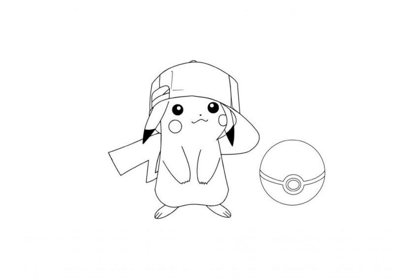 Pokemon với trang màu