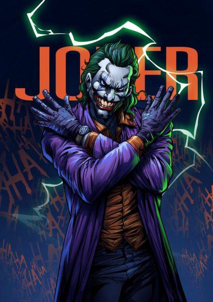 Hình nền joker đen cho điện thoại