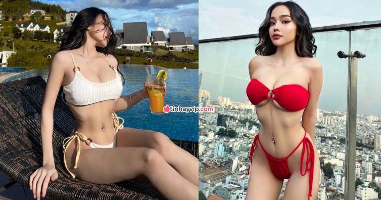 Mãn nhãn với loạt ảnh Dương Mỹ Diện diện bikini cực bốc lửa