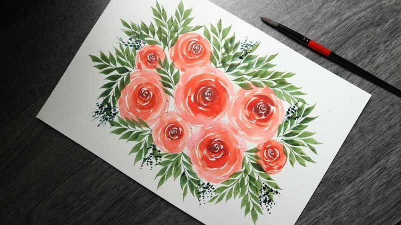 Cách vẽ hoa đẹp