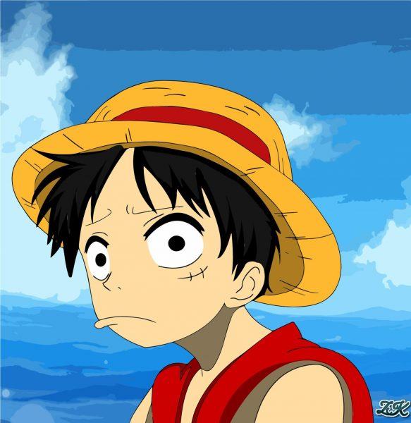 hình đại diện luffy dễ thương