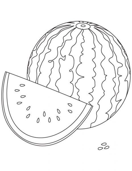 Hình ảnh hoạt hình của dưa hấu nhiều hạt
