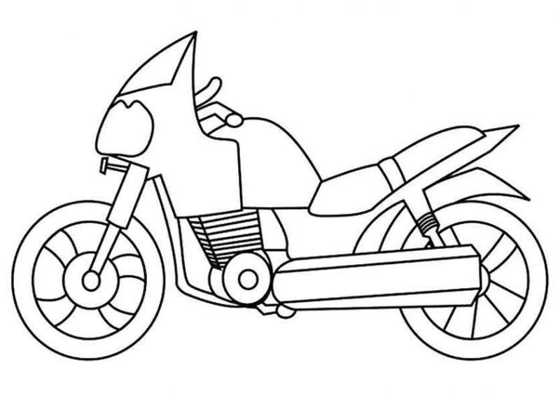 Vẽ một chiếc xe máy