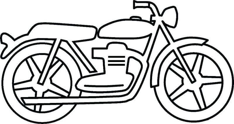 Vẽ một chiếc xe máy đơn giản