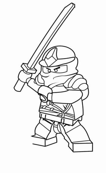 Phim hoạt hình Ninjago cầm kiếm