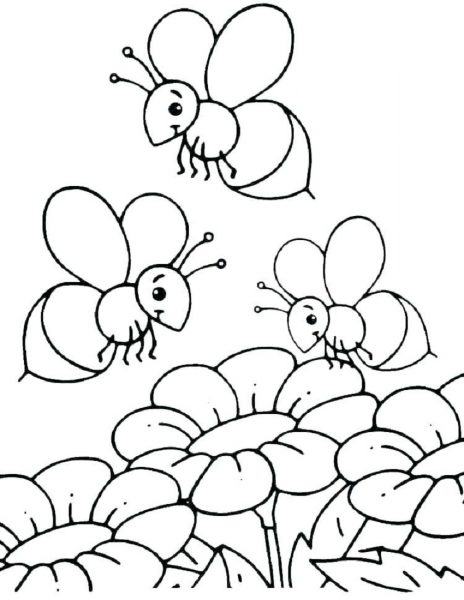 Vẽ một con ong trong vườn