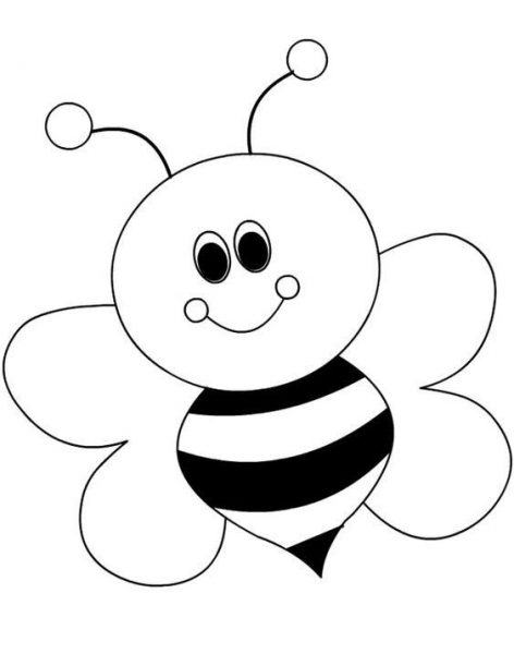 Một hình ảnh hoạt hình của một con ong tròn