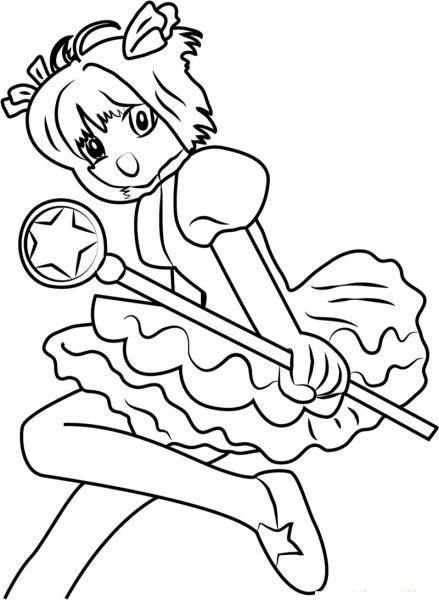 Phim hoạt hình Sakura cầm gậy