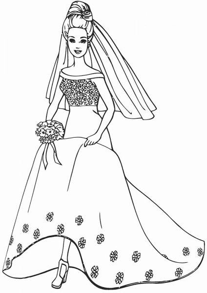 trang trí váy cưới