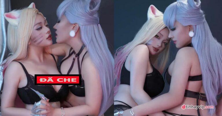 Cosplay LOL 18+ hai hot girl khiến fan đỏ mặt vì đậm chất bách hợp