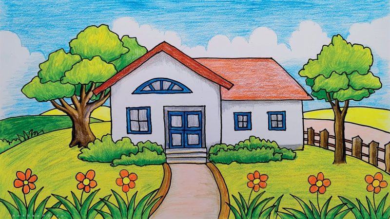 Làm thế nào để vẽ một ngôi nhà