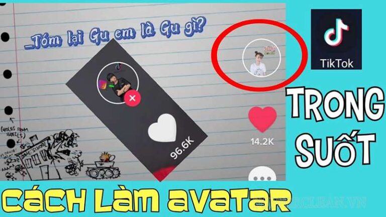 Cách làm avatar trong suốt trên tiktok độc đáo SIÊU NHANH