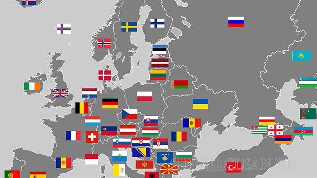 Châu Âu bao gồm những quốc gia nào?