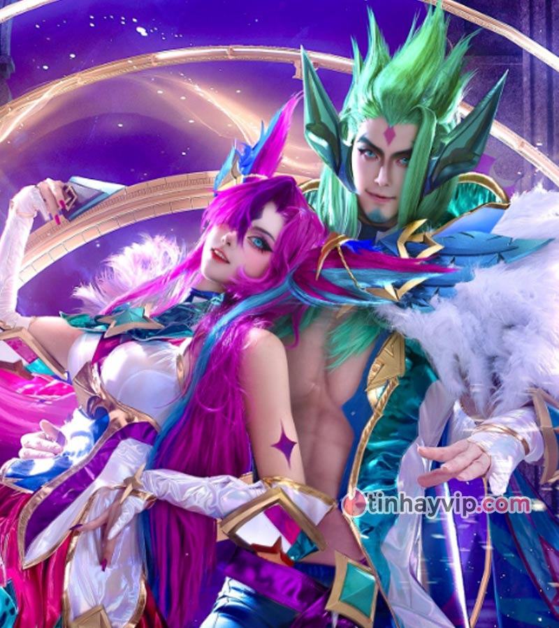 Tiểu Nhu cosplay Vệ Binh Tinh Tú Xayah 1