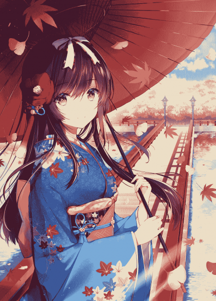 Anime mặc Kimono hiếm