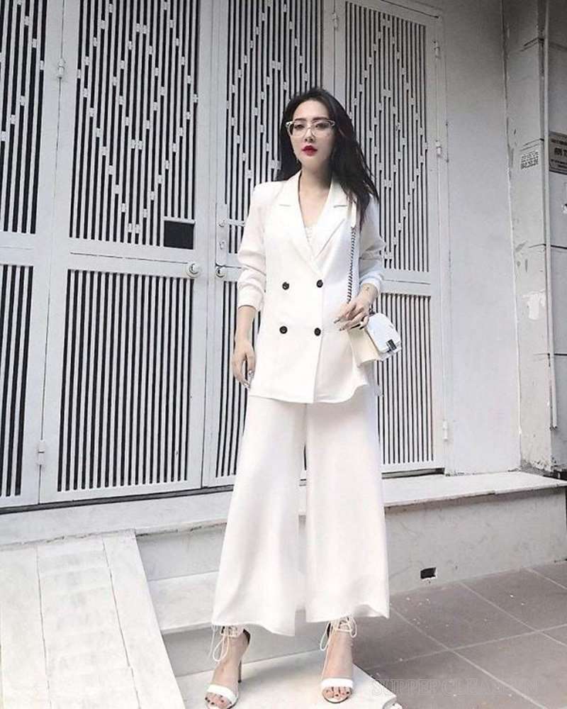 Blazer + quần cùng màu