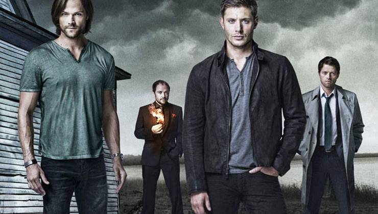 Các diễn viên chính của loạt phim: anh em Sam và Dean Winchesters, chúa quỷ Crownley, thiên thần Castiel.