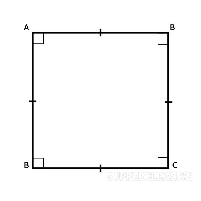 Tổng hợp các công thức tính diện tích hình vuông | toán lớp 3 – 4