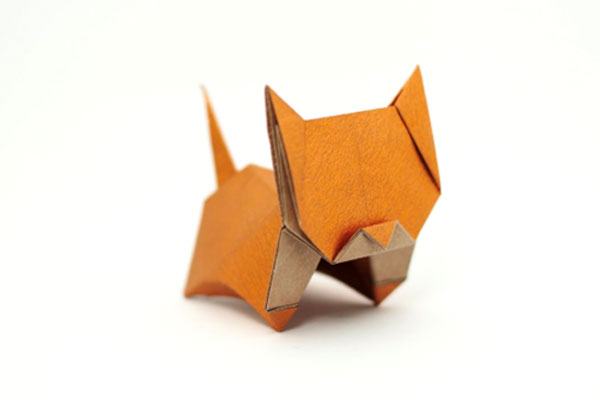 Học cách gấp con mèo bằng giấy Origami cực dễ