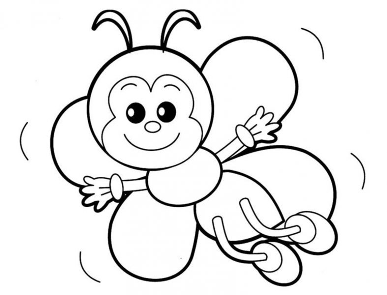 Trang để vẽ con ong bay