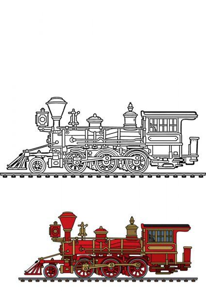 Một bản phác thảo của một nhà ga xe lửa