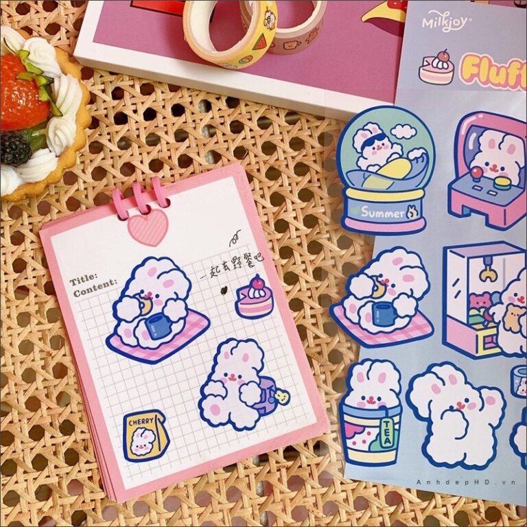 Hình Dán Sticker Cute, Dễ Thương, Ngộ Nghĩnh Nhất Hành Tinh