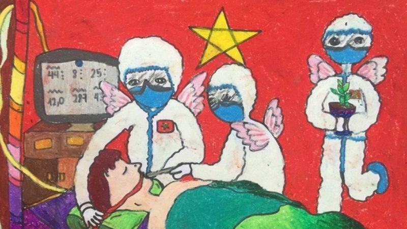 Vẽ là môn học đáng tự hào là công dân Việt Nam, là thiên thần cứu người bệnh