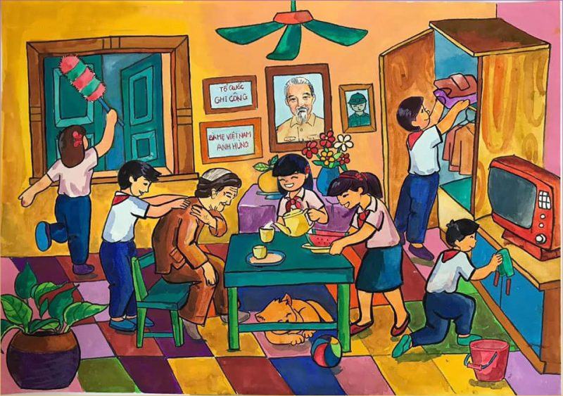 Hội họa là bộ môn đáng tự hào là công dân Việt Nam phụng sự nước nhà