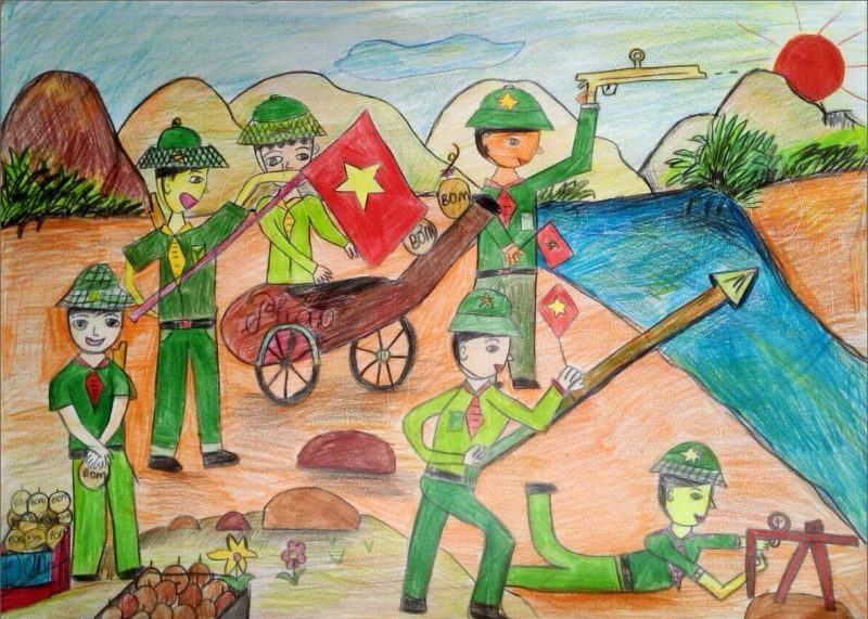 Chùm tranh cổ động 45 năm Ngày Giải phóng miền Nam thống nhất đất nước