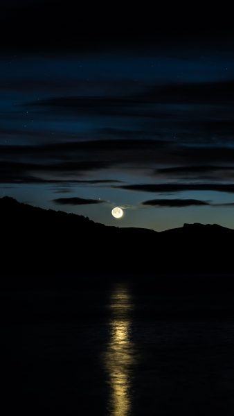 Hình ảnh đêm trăng buồn