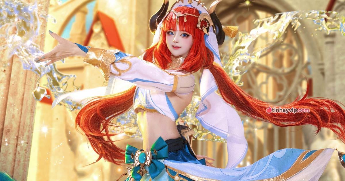 Cô nàng cosplay Nilou Genshin Impact Tiểu Nhu khiến fan không khỏi xuýt xoa