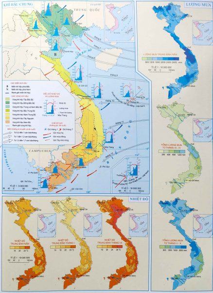 Hình ảnh bản đồ thời tiết Việt Nam sắc nét