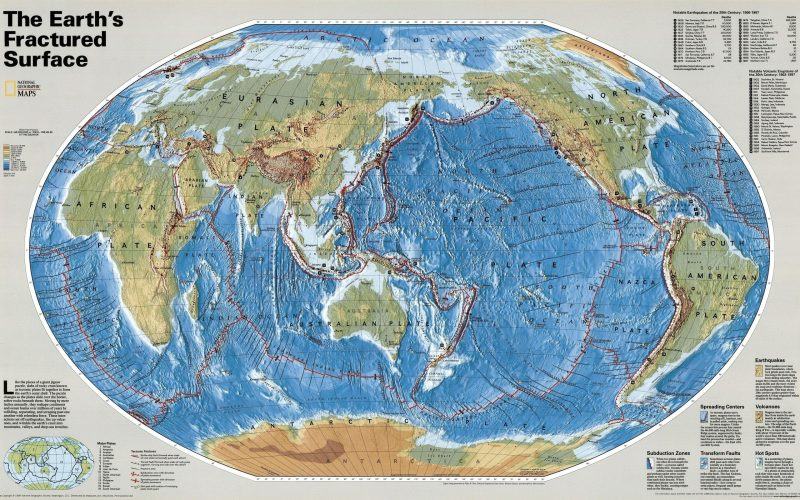 Hình ảnh thật của bản đồ thế giới