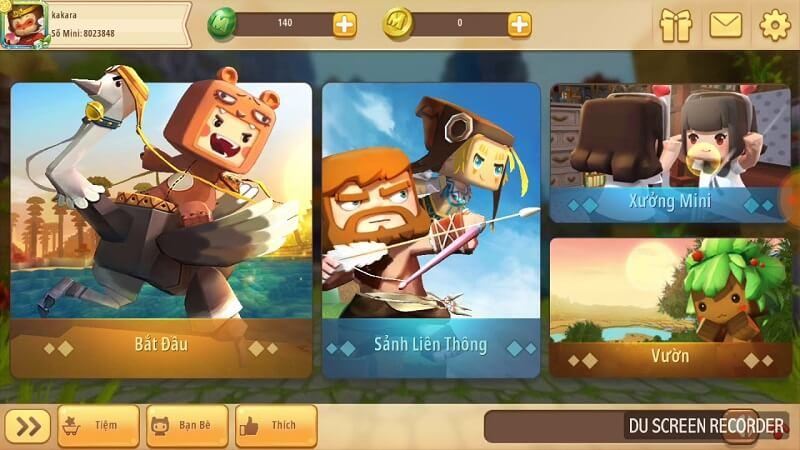 Hướng dẫn chơi MiniWorldGame cho người mới bắt đầu