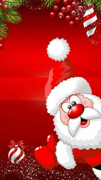 Ông già Noel đang tặng quà