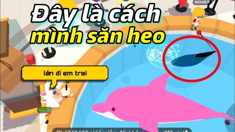 Hình ảnh cá heo hồng trong Let's Play