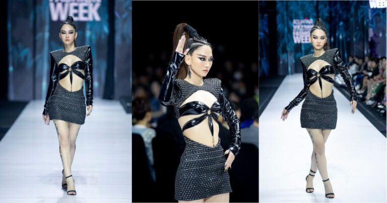 Lê Bống lên tiếng vì bị CĐM chê catwalk “ố dề”  ở AVIFW 2023