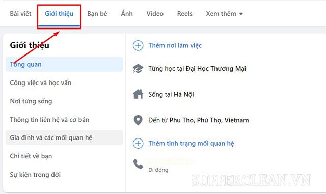 Chọn một từ giới thiệu