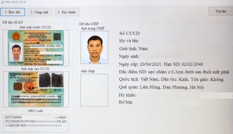 Cách đọc thông tin thẻ CCCD bằng NFC