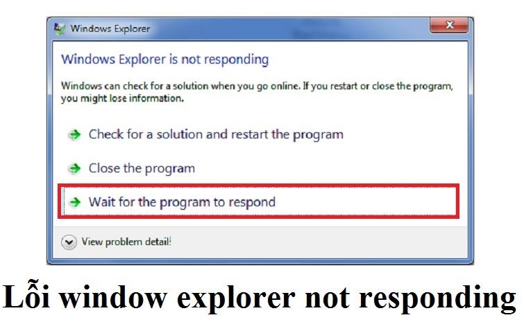 Sửa lỗi Windows not responding dễ nhất